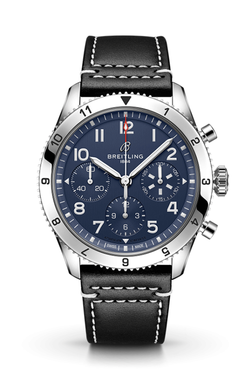 Breitling Classic AVI Chronograph 42 Tribute To Vought F4U Corsair A233801A1C1X1 Shop Breitling at Watches of Switzerland Perth, Canberra, Sydney, Sydney Barangaroo, Melbourne, Melbourne Airport and Online.